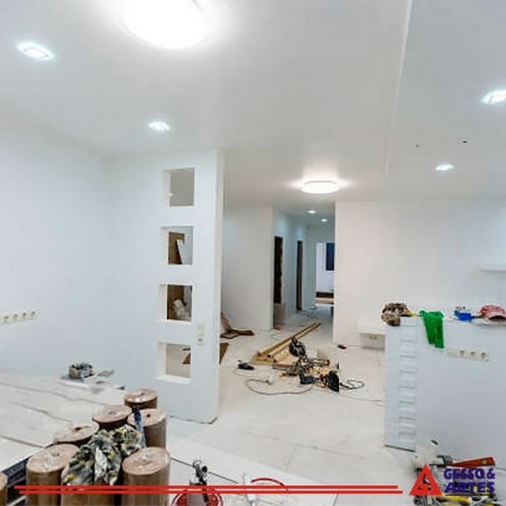 Divisória de Gesso com Nichos Jardim Europa - Divisória de Gesso Drywall para Quarto