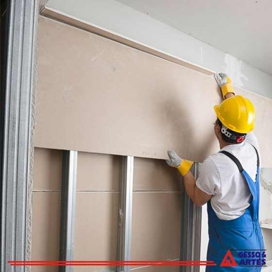 Divisória de Gesso para Banheiro Votorantim - Divisória de Gesso Drywall para Quarto