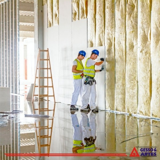 Onde Encontro Divisória de Gesso Acústica Vila dos Ingleses - Divisória de Gesso Drywall para Quarto