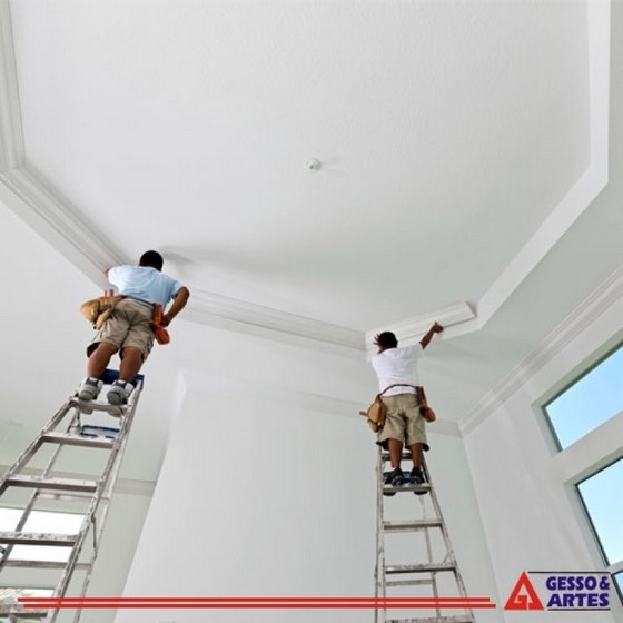 Onde Encontro Gesso no Teto Além Linha - Gesso para Quarto