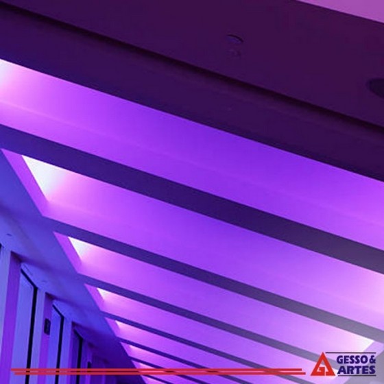 Onde Encontro Sanca de Gesso com Led Condomínio Alphaville - Sanca de Gesso com Led