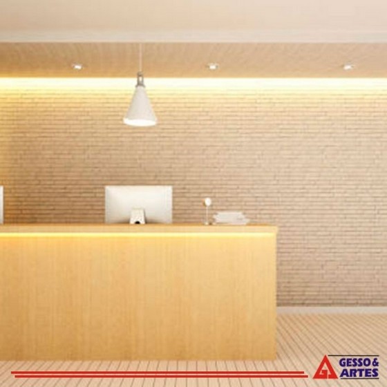 Sanca de Gesso com Led Vila Porcel - Sanca de Gesso Aberta para Sala